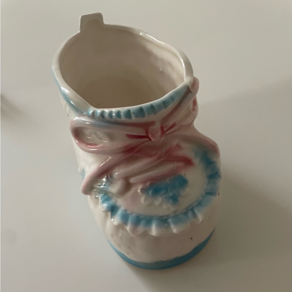 Vintage Rubens Baby Shoe Planter